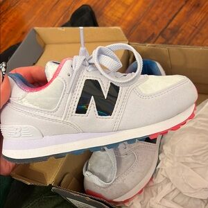Brand new New Balance Kids' White Sneakers